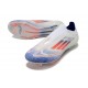 Zapatos de Fútbol adidas F50 Elite LL FG Ftwr Blanco Azul Lúcido Rojo