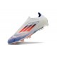 Zapatos de Fútbol adidas F50 Elite LL FG Ftwr Blanco Azul Lúcido Rojo
