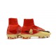 Zapatillas de fútbol Nike Mercurial Superfly V FG Para Hombre Rojo Amarillo Negro