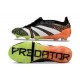 Botas Adidas Predator Elite Foldover Tongue FG Negro Blanco Naranja Verde