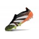 Botas Adidas Predator Elite Foldover Tongue FG Negro Blanco Naranja Verde