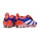 Botas Adidas Predator Elite Foldover Tongue FG Azul Lúcido Ftwr Blanco Rojo Solar