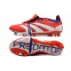 Botas Adidas Predator Elite Foldover Tongue FG Rojo Blanco