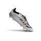 Botas Adidas Predator Elite Foldover Tongue FG Plata Negro
