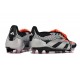 Botas Adidas Predator Elite Foldover Tongue FG Negro Gris Rojo