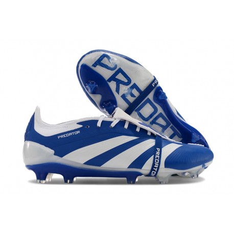 Botas Adidas Predator Elite Foldover Tongue FG Azul Blanco