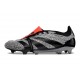 Botas Adidas Predator Elite Foldover Tongue FG Negro Gris Rojo