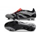 Botas Adidas Predator Elite Foldover Tongue FG Negro Gris Rojo