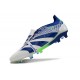 Botas Adidas Predator Elite Foldover Tongue FG Blanco Azul Verde