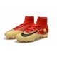 Zapatillas de fútbol Nike Mercurial Superfly V FG Para Hombre Rojo Amarillo Negro