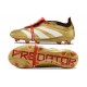 Botas Adidas Predator Elite Foldover Tongue FG Dorado Blanco Rojo