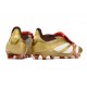 Botas Adidas Predator Elite Foldover Tongue FG Dorado Blanco Rojo