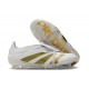 Botas Adidas Predator Elite Foldover Tongue FG Ftwr Blanco Dorado Met