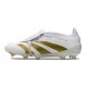 Botas Adidas Predator Elite Foldover Tongue FG Ftwr Blanco Dorado Met