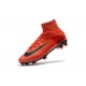 Nuevo Botas de fútbol Nike Mercurial Superfly 5 FG Rojo Negro
