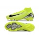 Botas Nike Mercurial Superfly 10 Elite FG Volt Negro Plata