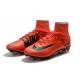 Nuevo Botas de fútbol Nike Mercurial Superfly 5 FG Rojo Negro