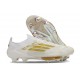 adidas F50 + Elite FG Ftwr Blanco Dorado Met