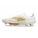 adidas F50 + Elite FG Ftwr Blanco Dorado Met
