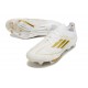 adidas F50 + Elite FG Ftwr Blanco Dorado Met