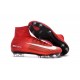 Baratas Botas de fútbol Nike Mercurial Superfly V FG Rojo Blanco Negro