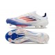 adidas F50 + Elite FG Ftwr Blanco Azul Lúcido Rojo