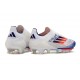 adidas F50 + Elite FG Ftwr Blanco Azul Lúcido Rojo