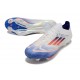 adidas F50 + Elite FG Ftwr Blanco Azul Lúcido Rojo