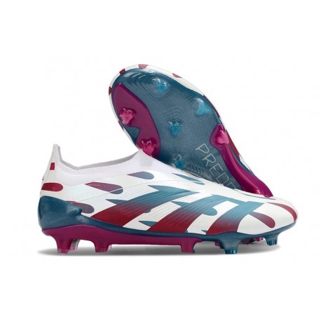 adidas Botas Futbol Predator Elite LL FG Blanco Rojo Azul
