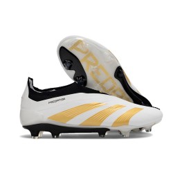 adidas Botas Futbol Predator Elite LL FG Blanco Dorado