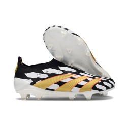 adidas Botas Futbol Predator Elite LL FG Negro Blanco Dorado
