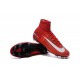 Baratas Botas de fútbol Nike Mercurial Superfly V FG Rojo Blanco Negro