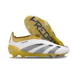 adidas Botas Futbol Predator Elite LL FG Blanco Negro Dorado