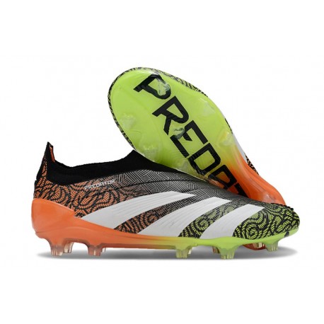 adidas Botas Futbol Predator Elite LL FG Naranja Negro Blanco Verde