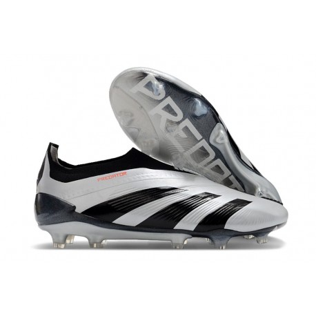 adidas Botas Futbol Predator Elite LL FG Plata Negro