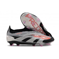 adidas Botas Futbol Predator Elite LL FG Negro Plata Rojo