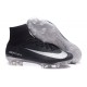 Zapatillas de fútbol Nike Mercurial Superfly V FG Para Hombre Negro Plateado
