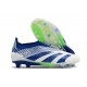 adidas Botas Futbol Predator Elite LL FG Azul Blanco Verde