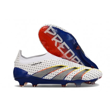 adidas Botas Futbol Predator Elite LL FG Blanco Gris Azul