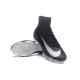 Zapatillas de fútbol Nike Mercurial Superfly V FG Para Hombre Negro Plateado
