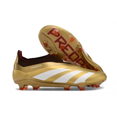 adidas Botas Futbol Predator Elite LL FG Dorado Blanco Rojo