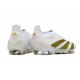 adidas Botas Futbol Predator Elite LL FG Blanco Dorado