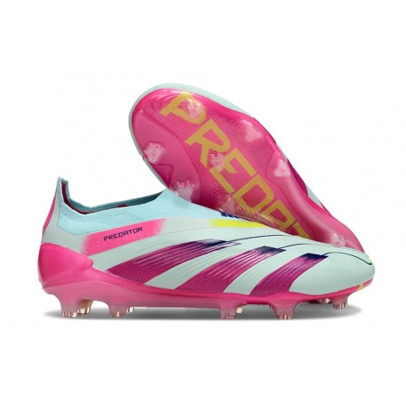 adidas Botas Futbol Predator Elite LL FG Casi Azul Rosa