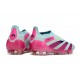 adidas Botas Futbol Predator Elite LL FG Casi Azul Rosa