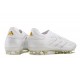 Bota adidas Copa Pure 2 Elite+ FG Piel Ftwr Blanco Dorado Met