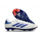 Bota adidas Copa Pure 2 Elite+ FG Piel Ftwr Blanco Azul Lúcido Rojo