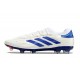Bota adidas Copa Pure 2 Elite+ FG Piel Ftwr Blanco Azul Lúcido Rojo