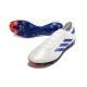Bota adidas Copa Pure 2 Elite+ FG Piel Ftwr Blanco Azul Lúcido Rojo