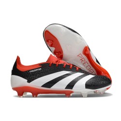 Adidas 2024 Predator Elite FG Negro Blanco Rojo