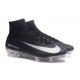 Zapatillas de fútbol Nike Mercurial Superfly V FG Para Hombre Negro Plateado
